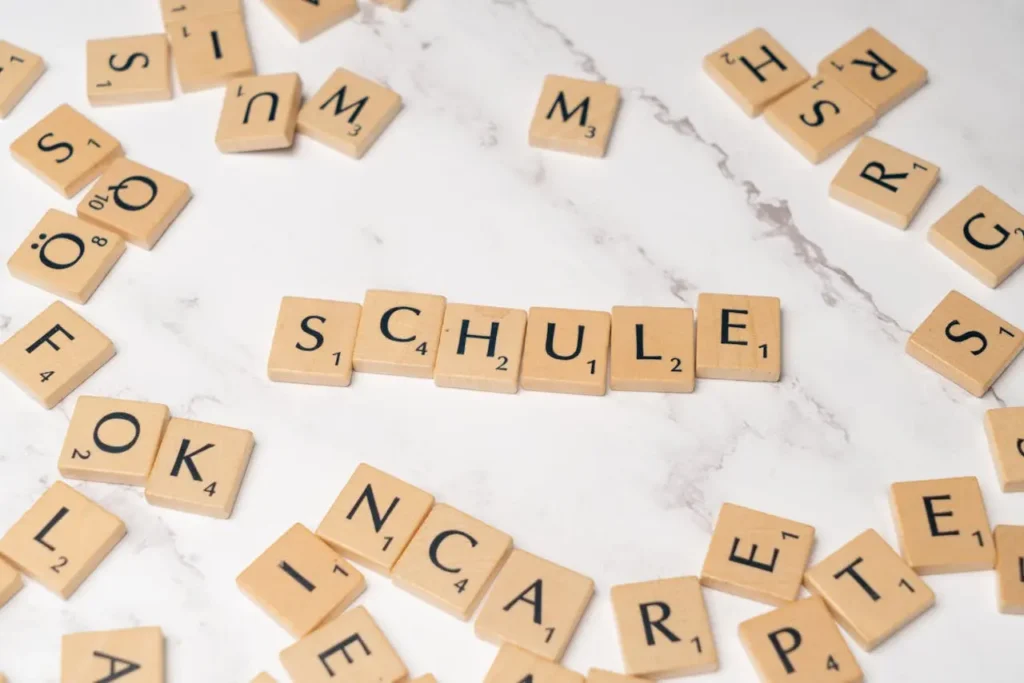 The German writing system uses the Latin alphabet with 26 letters and special characters like ä, ö, ü, and ß, which add unique phonetic elements.